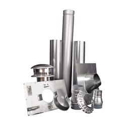 Mr. Heater 37 in. H X 6.5 in. L X 4 in. D Silver/White Stainless Steel Vent Kit