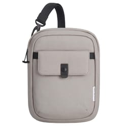 Travelon Gray Crossbody Bag/Duffle Bag 10 in. H X 7.75 in. W