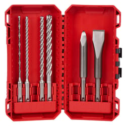 Milwaukee MX4 Chisel/Cutter Kit SDS-Plus Shank 6 pc