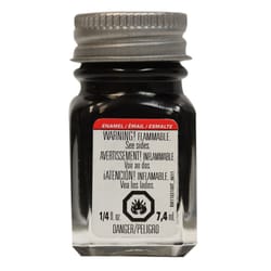 Testors Gloss Black Enamel Paint 0.25 oz