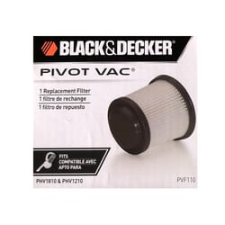 Black and Decker Pivot Vac Vacuum Filter For Filter 1 pk