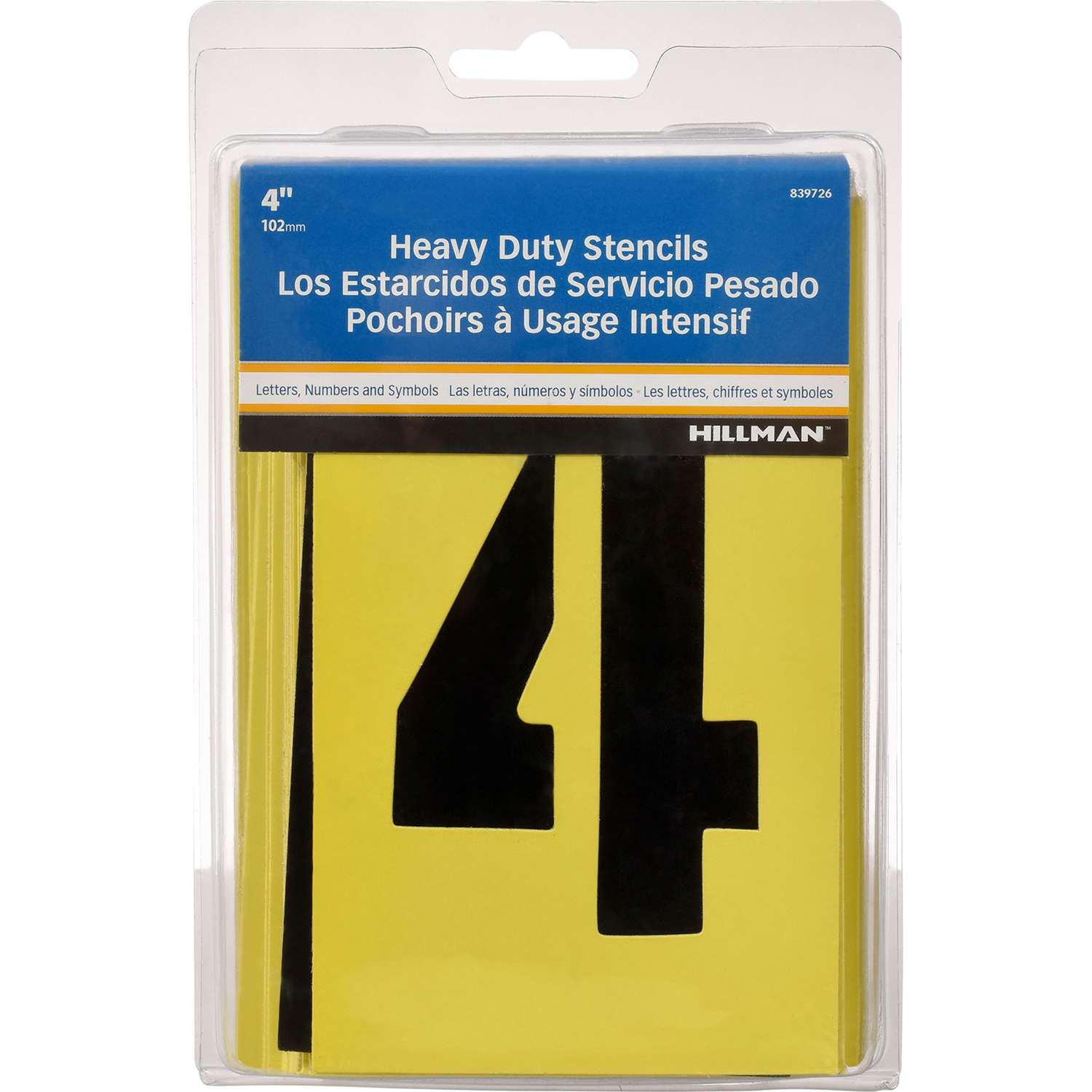 Hillman 4 in. Card Stock Heavy Duty Stencil Set 36 pk - Ace Hardware