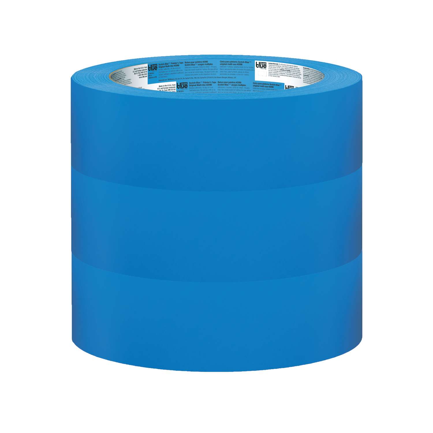 3M Scotch Blue .94 in. W X 60 yd L Blue Medium Strength Painter's Tape 3 pk Ace Hardware