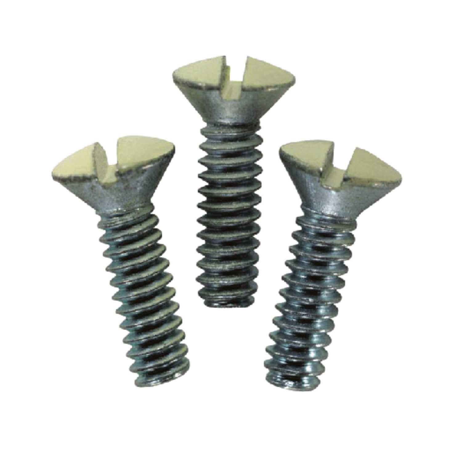 Leviton Ivory Metal Wall Plate Screws 20 pk Ace Hardware