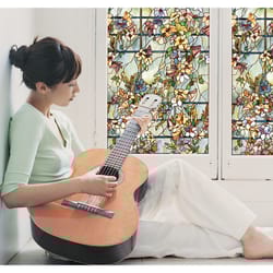 Artscape Multicolored Trellis Indoor Window Film 24 in. W X 36 in. L