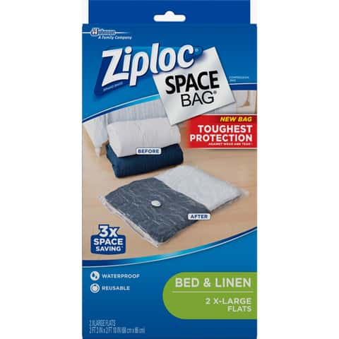 RopeSoapNDope. Ziploc Flexible Totes Clothes Storage Bag