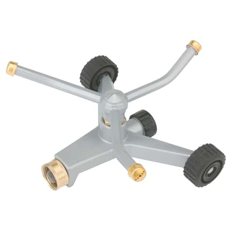 Gilmour Metal Wheeled Base Rotating Sprinkler 632 sq ft