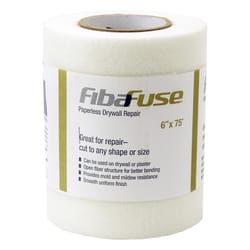 Saint-Gobain ADFORS FibaFuse Paperless 75 ft. L X 6 in. W White Wall Repair Fabric