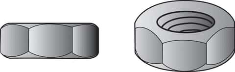 Hillman 1/2 in. Zinc Dichromate Steel USS Hex Nut 50 pk Hillman 1/2 in. Zinc Dichromate Steel USS Hex Nut 50 pk