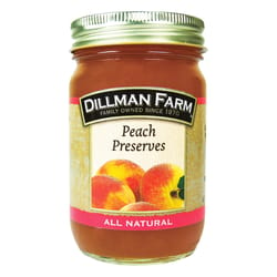 Dillman Farm All Natural Peach Preserves 16 oz Jar