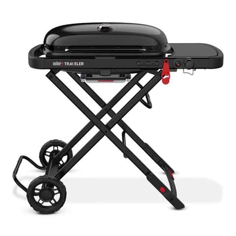 1pc Black Foldable Portable Outdoor & Indoor Bbq Grill For Home