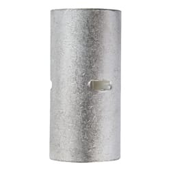 Jandorf 2/0 Ga. Uninsulated Wire Terminal Butt Splice Silver 1 pk