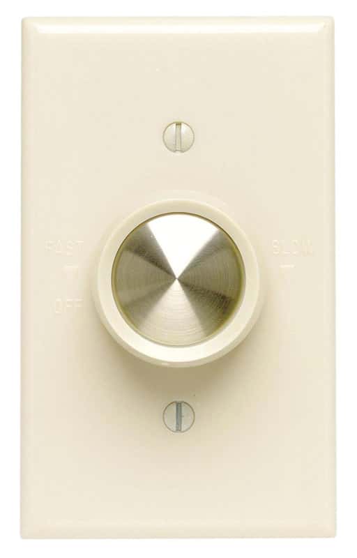 Leviton 5 Amps Rotary Fan Control Ivory, Leviton Ceiling Fan Control