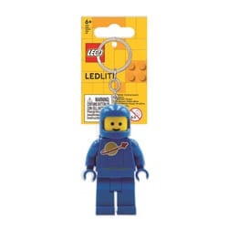 LEGO Spaceman 2 in. D Plastic Red Loop Keychain w/LED Light