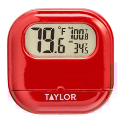 Taylor Digital Thermometer Plastic Assorted 2.5 in.