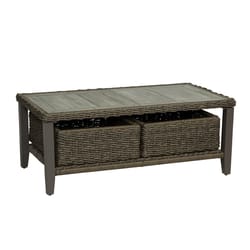 Living Accents Rochdale Brown Rectangular Stone Coffee Table