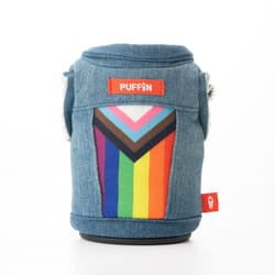 Puffin Drinkwear The Denim Vest Pride Multicolored Cotton Bottle Holder