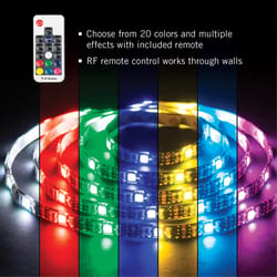 Armacost Lighting RibbonFlex home 6.5 ft. L Multicolored Plug-In LED Smart-Enabled Tape Light Kit 1