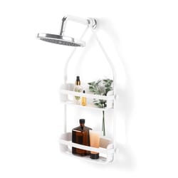 Umbra Flex 26 in. H X 4 in. W X 13 in. L White Shower Caddy