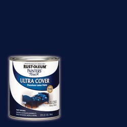 Rust-Oleum Painters Touch Ultra Cover Gloss Navy Blue Water-Based Acrylic Ultra Cover Paint 1 qt