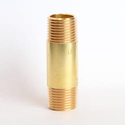 ATC 1/2 in. MPT 1/2 in. D MPT Yellow Brass Nipple 2-1/2 in. L
