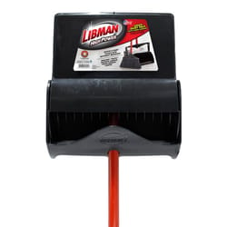 Libman 10 in. W Stiff Recycled PET Broom with Dustpan