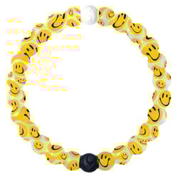 Lokai Unisex Mental Wellness Round White Bracelet Water Resistant Size 6