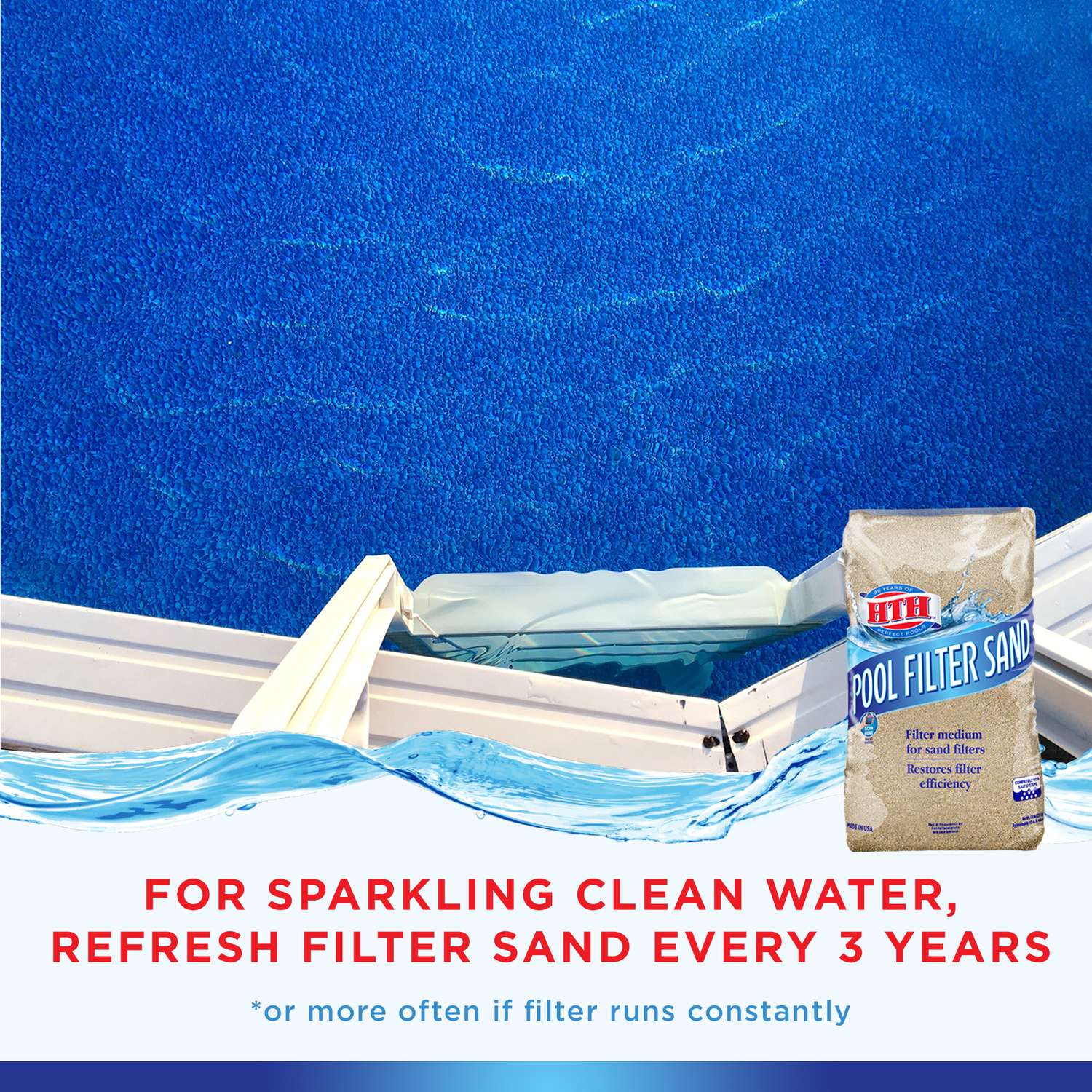 hth Pool Filter Sand 50 lb. 26 in. H x 14 in. W x 4 in. L - Ace Hardware