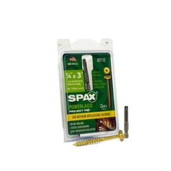 SPAX PowerLags 1/4 in. in. X 3 in. L T-30 Washer Head Construction Screws 12 pk