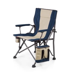 Picnic Time Outlander Navy Blue Folding Chair