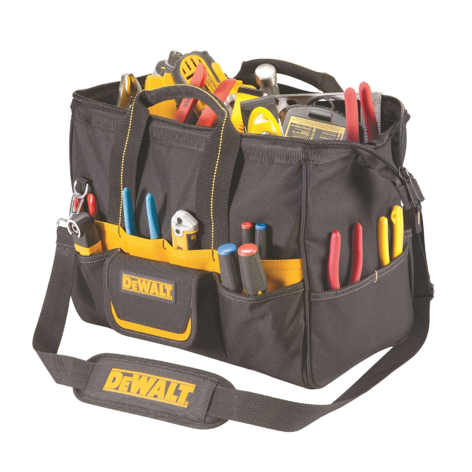 Details about   New Large 17 Inch Dewalt Heavy Duty Deep Type Tool Bag With 6 Pockets 