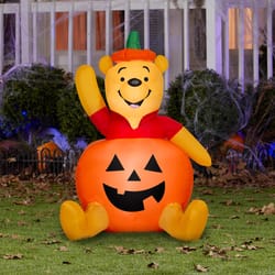 Disney 3 ft. LED Prelit Pooh in Pumpkin-SM Inflatable