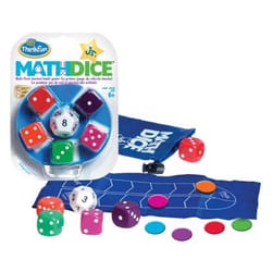 ThinkFun Math Dice Jr Game Multicolored