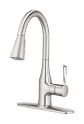 OakBrook Tucana One Handle Brushed Nickel Motion Sensing Pull-Down Kitchen Faucet