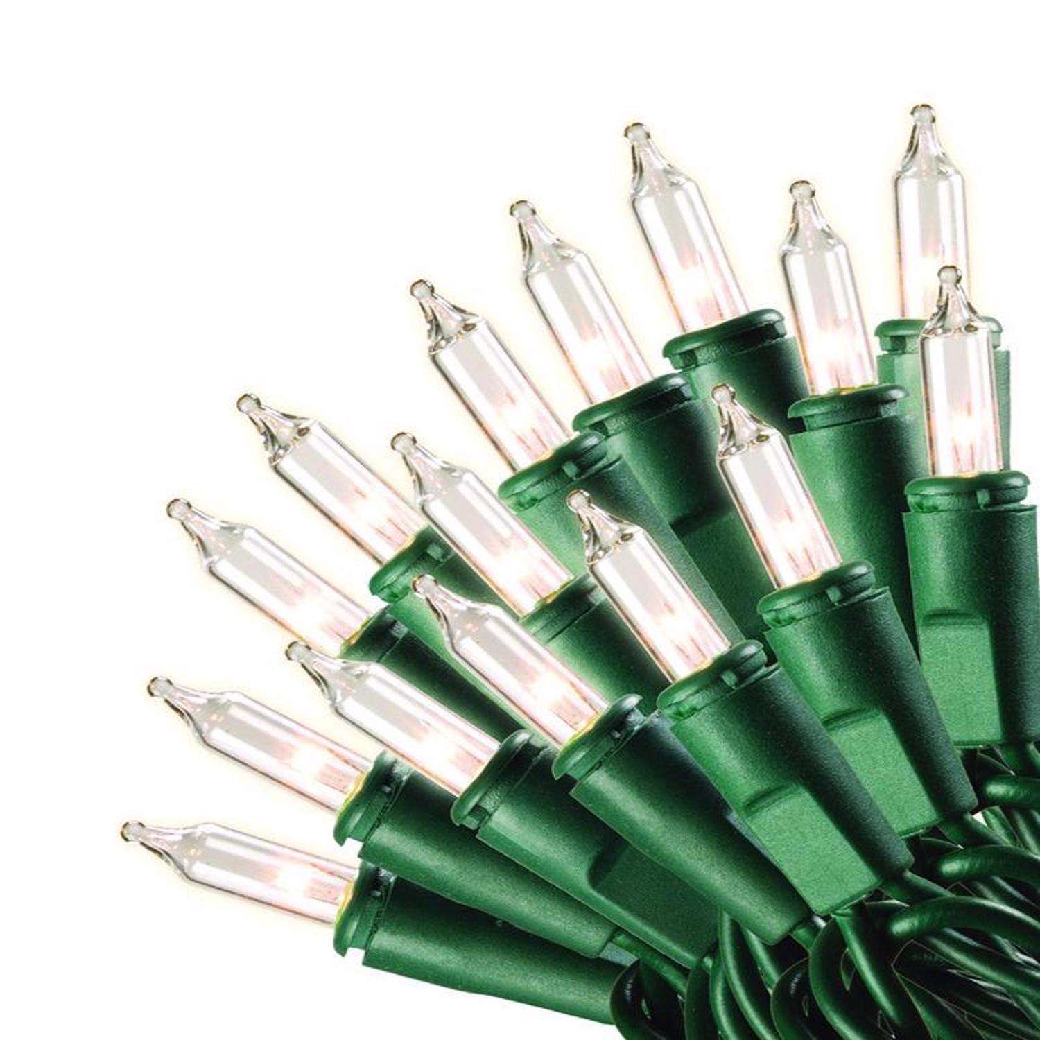 Clear Replacement Party String Lights - 10' Green Wire