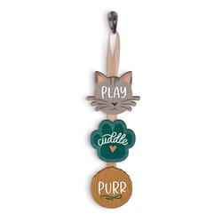 P Graham Dunn 12 in. H X 5 in. L Multicolored Wood String Sign