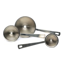 RSVP International Endurance Silver Stainless Steel Mini Funnel Set