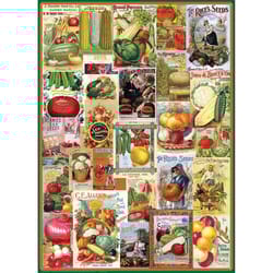 Eurographics Vegetables Seed Catalogue Collection Jigsaw Puzzles Multicolored 1000 pc