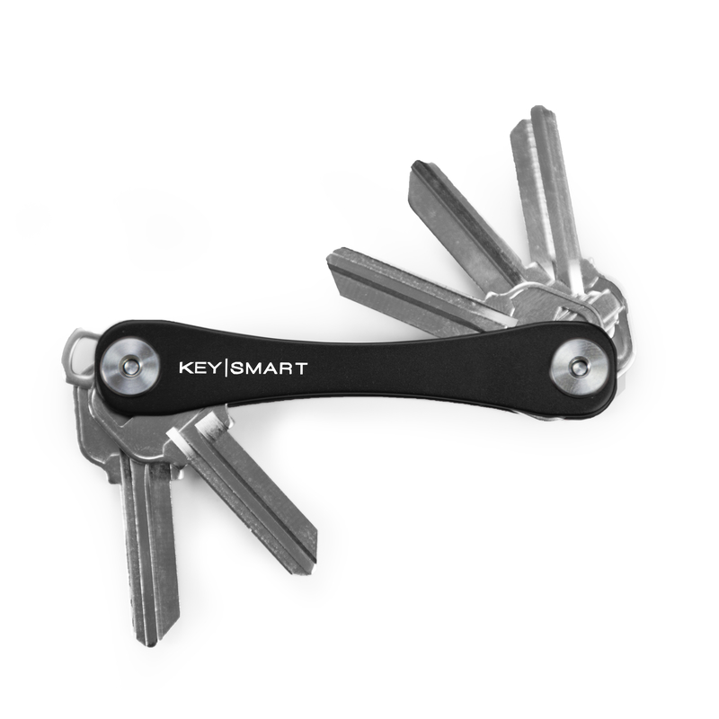 Photos - Wrench Holder KeySmart Aluminum Black Compact Key Organizer Key  KS019-BLK 