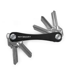 KeySmart Aluminum Black Compact Key Organizer Key Holder