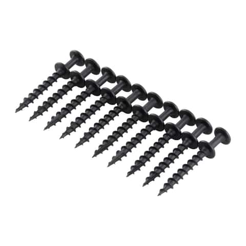 Hangman Black Double Headed Hanger 100 lb 10 pk