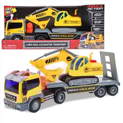 Sunny Days Maxx Action Long Hauler Excavator Truck Toy Multicolored 2 pc