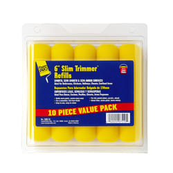 Foam Pro Slim Trimmer Foam 10 in. W X 3/8 in. Mini Paint Roller Cover Refill 10 pk