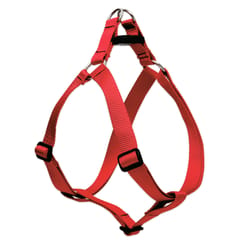 LupinePet Basic Solids Red Red Nylon Dog Harness