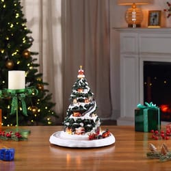 Mr. Christmas LED Winter Wonderland Christmas Eve Express Christmas Tree 12.5 in.