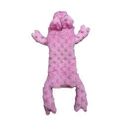 Spot Pink Skinneeez Extreme Triple Squeak Pig Plush Dog Toy Large