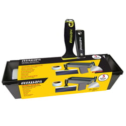 Allway 1 ft. L X 2 in. W Fiberglass Gray Wall Repair Kit