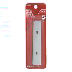 Ace  4 in. W Steel  Glass/Tile  Scraper Blade 
