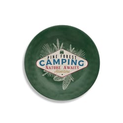 TarHong Multicolored Melamine Vintage Lodge Camping Salad Plate 1 pc