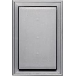 Builders Edge 12 in. H X 1-1/2 in. L Prefinished Gray Vinyl Mounting Block